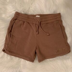 J80Fit Recharge Shorts Medium Athletic Chocalate Hot Cocoa Tan Beige Brown